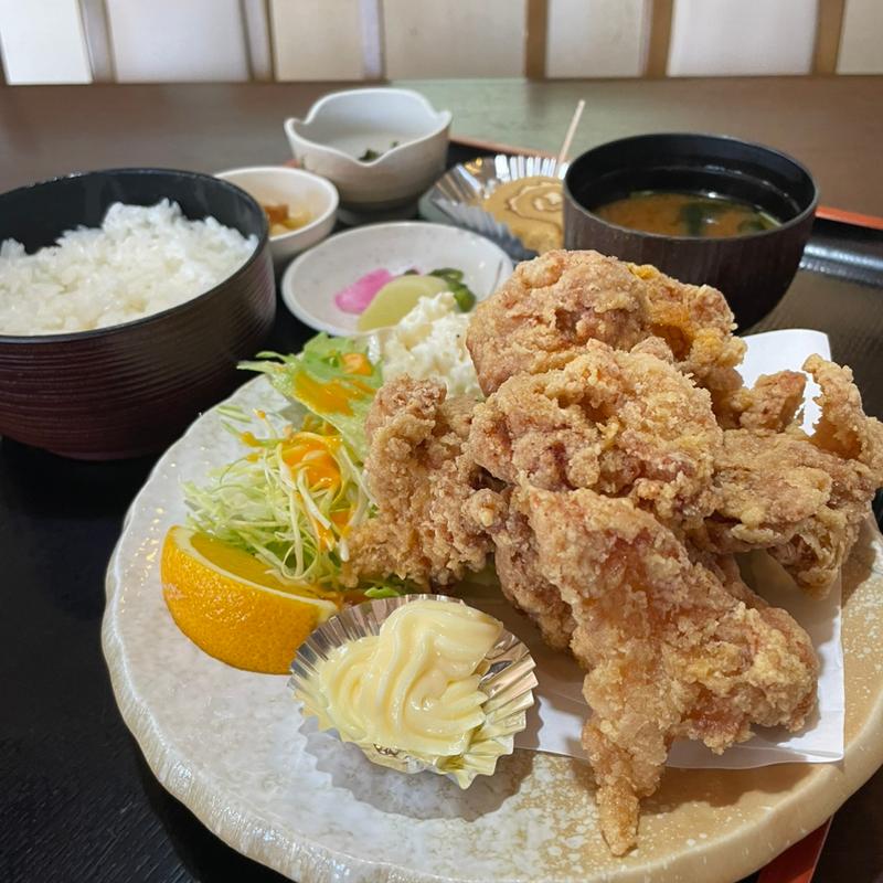 鶏からあげ定食(古に志 )