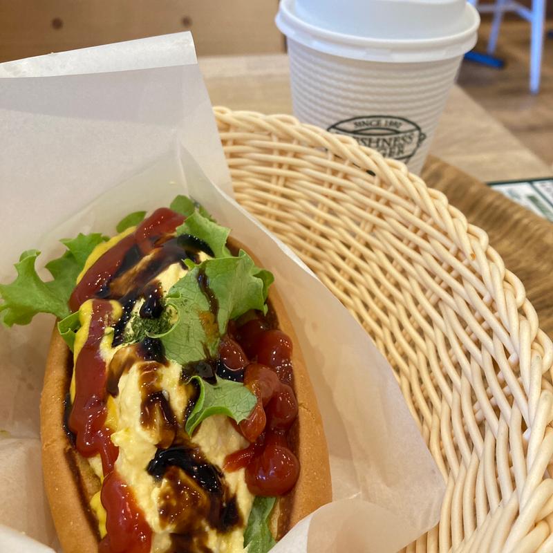 タマゴサラダドッグセット(モーニング)(フレッシュネスバーガービエラ山科)