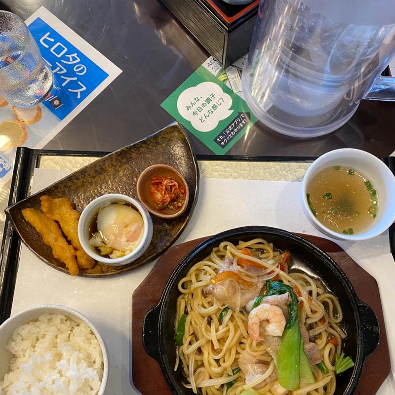 上海風焼きそばセット(奈良万葉カンツリー倶楽部)