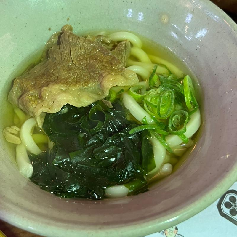 肉うどん(いろり山賊 玖珂店)