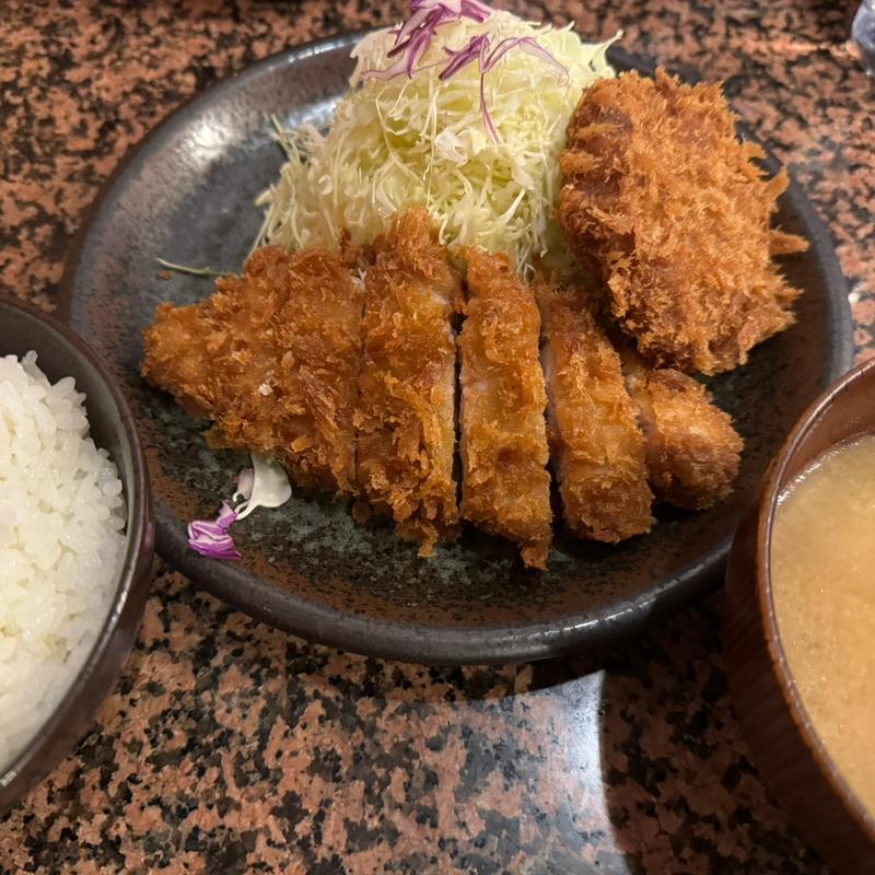 ロース・メンチカツランチ(とんかつ にいむら 本店 )