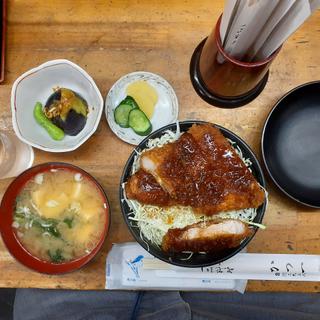 ソースカツ丼(とんかつかつ一 )
