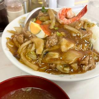 中華丼大盛り(中華料理 クサカ亭)