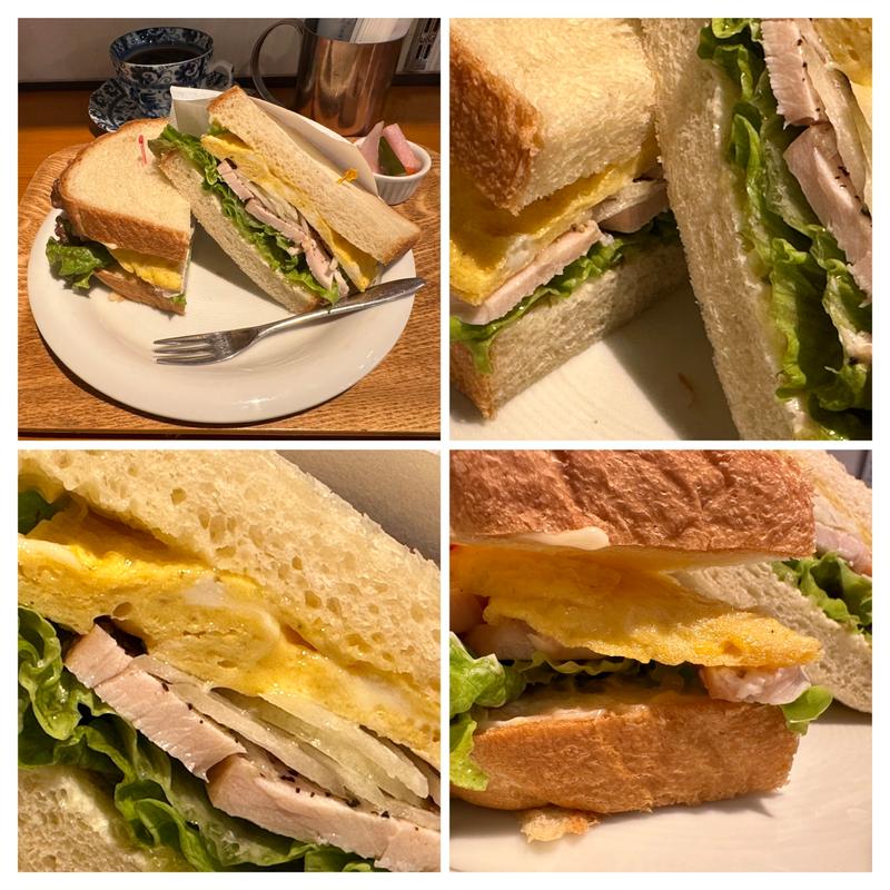 クラブハウス風サンド・レギュラー(ローストカフェ)