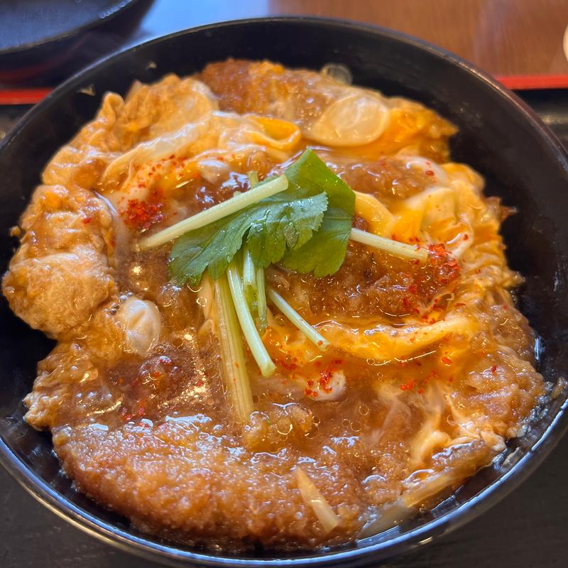 ミニカツ丼(麺や ほり野 麺工房、ほり野のカレーパン)