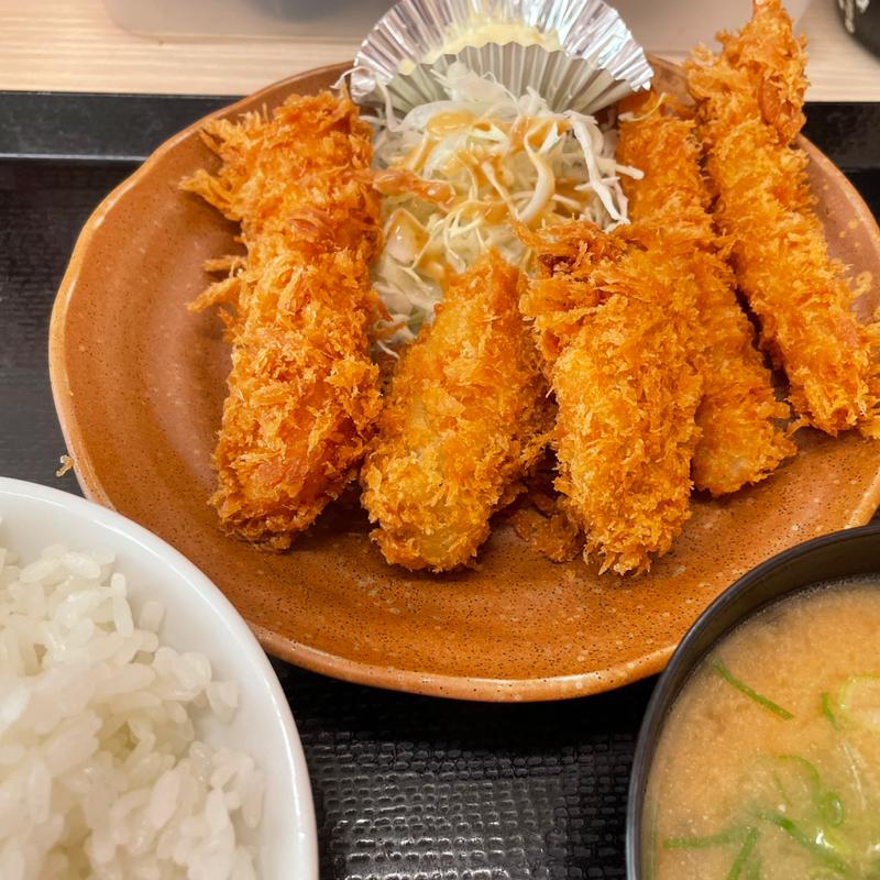 ミックス定食(かつや 安城横山店)