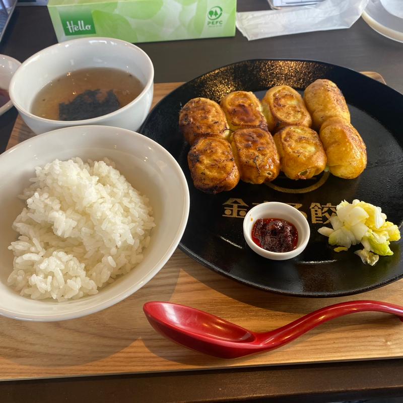 ジンまる餃子定食(金まる餃子)