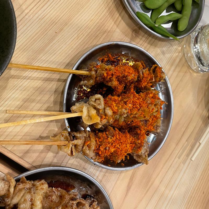 毛沢東鶏皮串(大衆酒場 八銭 天満店)