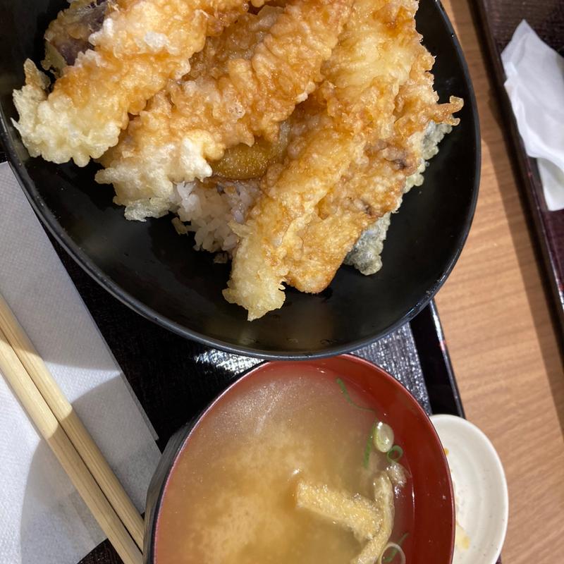 上天丼(揚げ天まる)