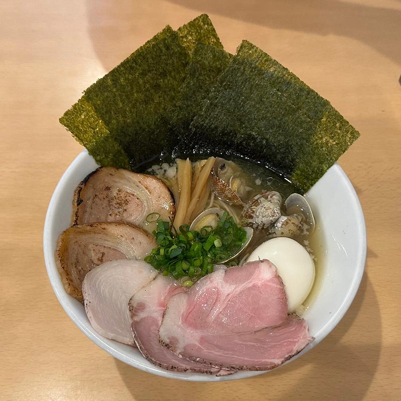 あさりラーメン　全部のせ(麺屋 湊)