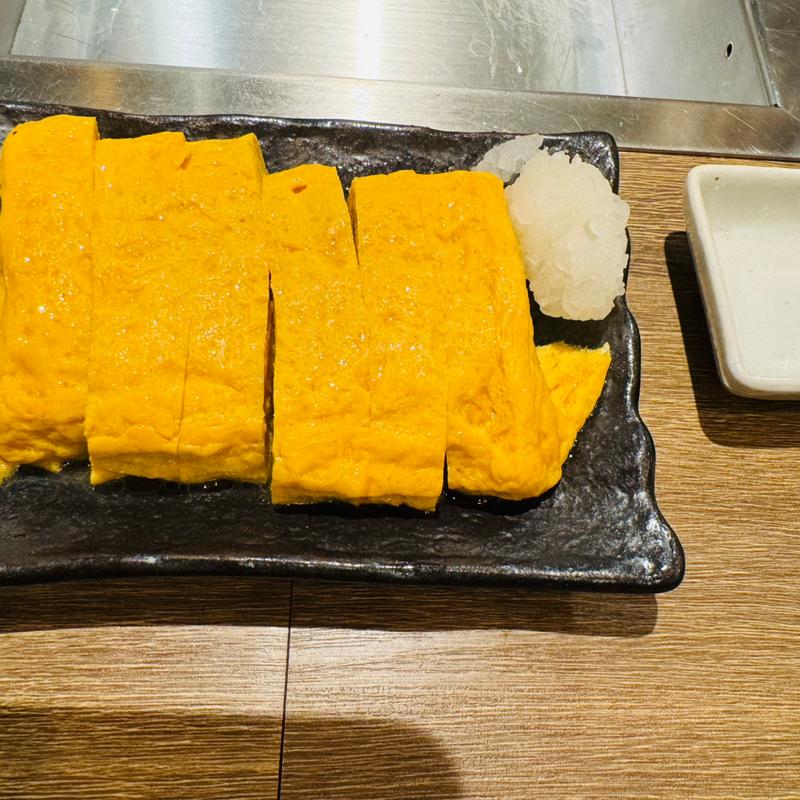 だし巻き卵(ざる焼 小林養鶏 新橋店)