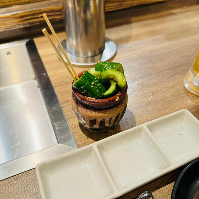 壺きゅうり(ざる焼 小林養鶏 新橋店)