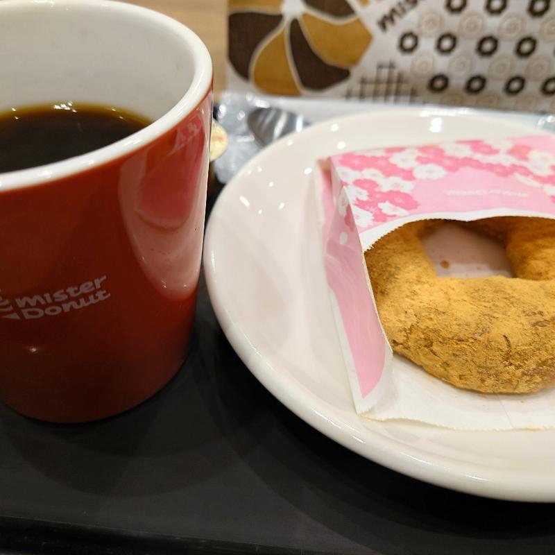 桜もちっとドーナツきなこ(ミスタードーナツ 本山ショップ)