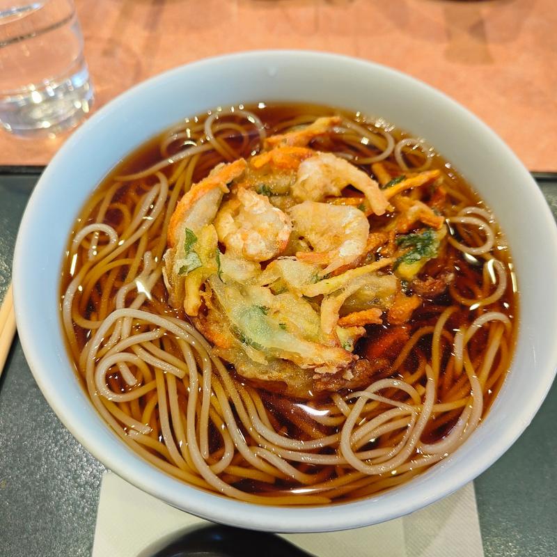 かき揚げそば(そば処 札幌南郷信州庵)