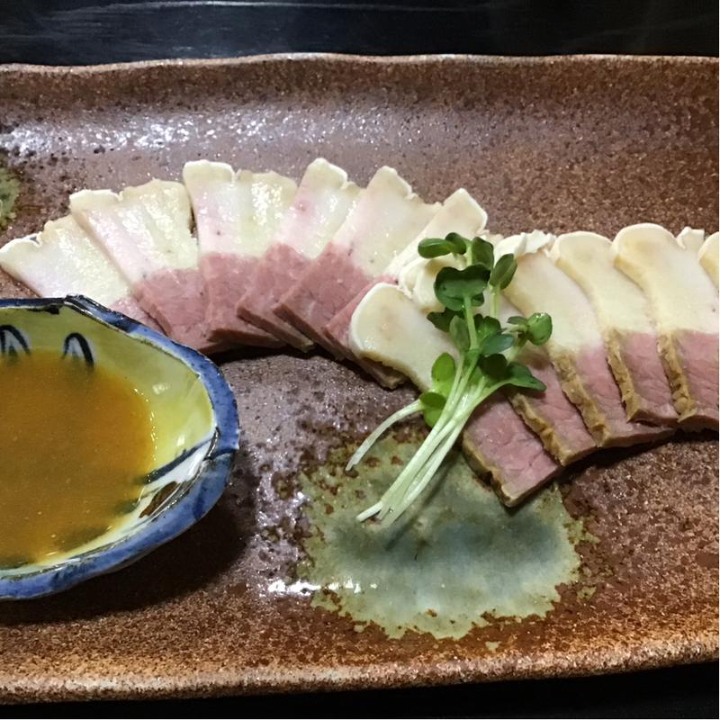 くじらベーコン(海鮮料理とんかつ・大関)