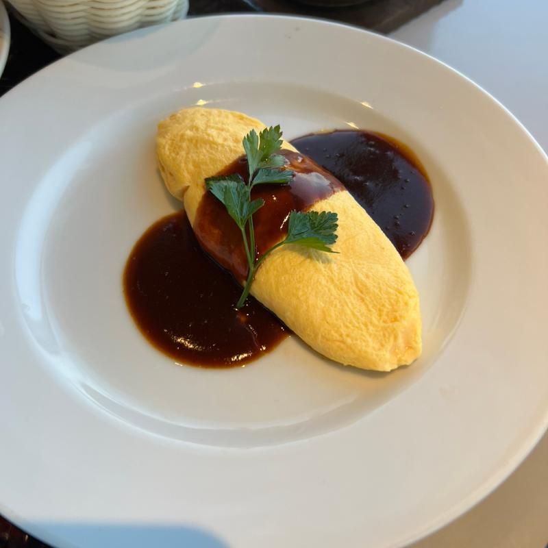 オムレツ デミグラスソース(南紀白浜 浜千鳥の湯 海舟)