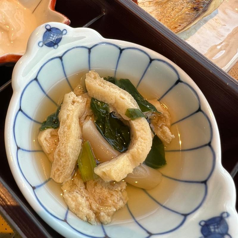 小松菜煮浸し(南紀白浜 浜千鳥の湯 海舟)