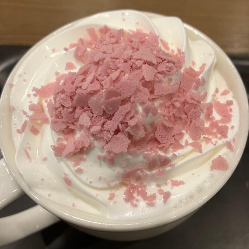 花見さくらクリームラテ(スターバックスコーヒー 札幌南一条店)