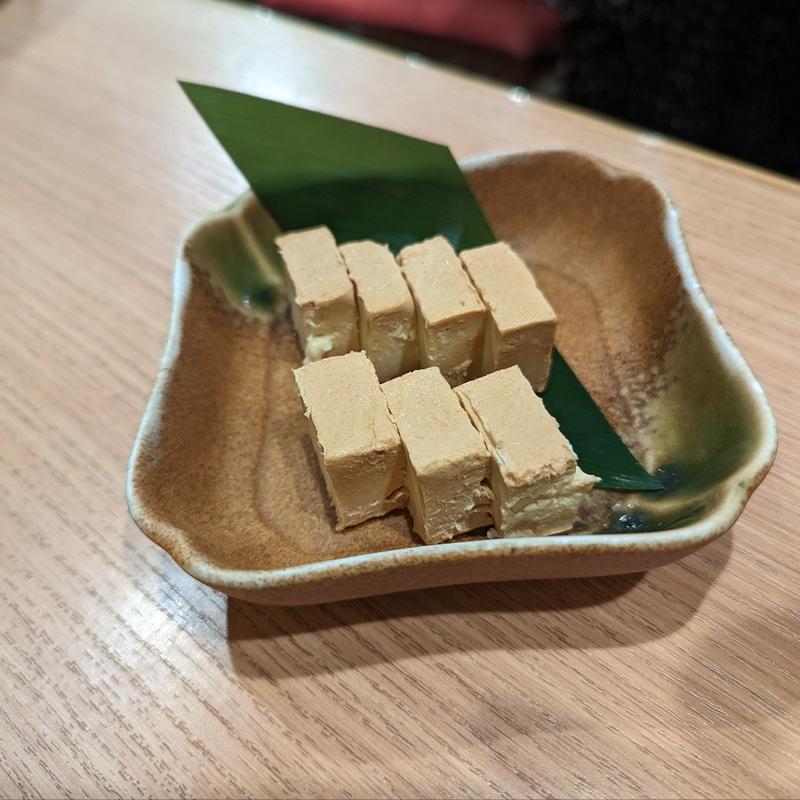 クリームチーズの味噌漬け(海鮮原始焼居酒屋 ろば炭魚 赤羽本店)