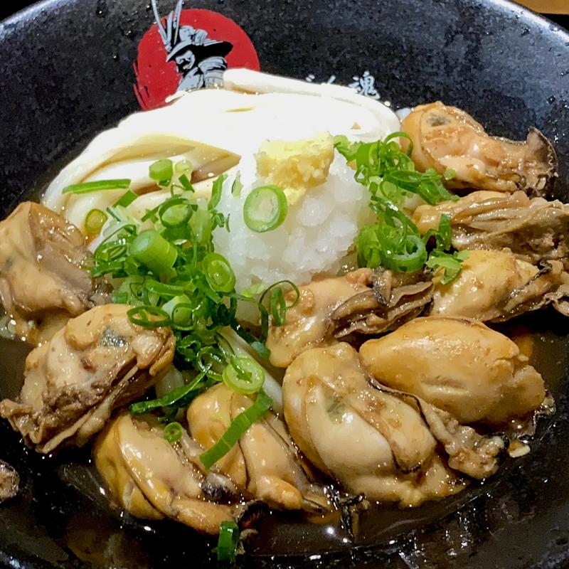 牡蠣づくしぶっかけ(純愛うどん なでしこ 原点 )