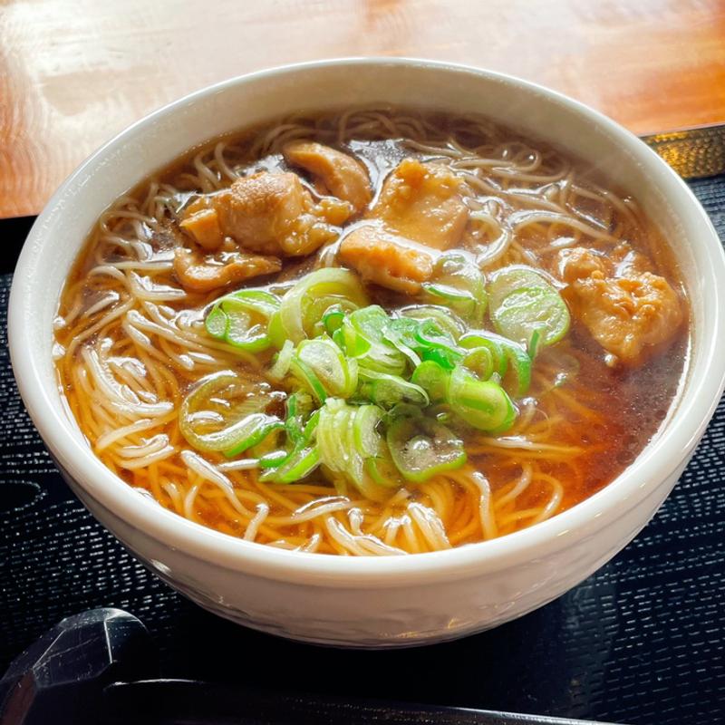 とりそうめん　大盛り(元祖 生そうめん めんめん)