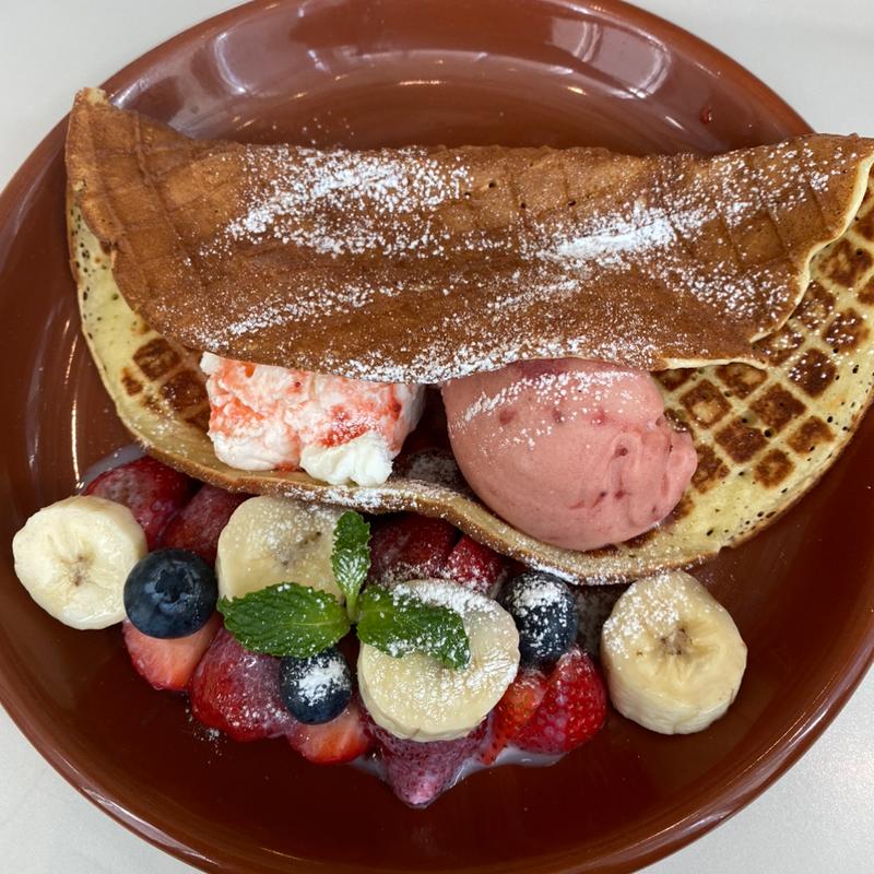 苺クレールセット(カフェラ 大丸梅田店)