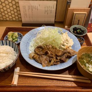 生姜焼き定食(dancyu食堂)