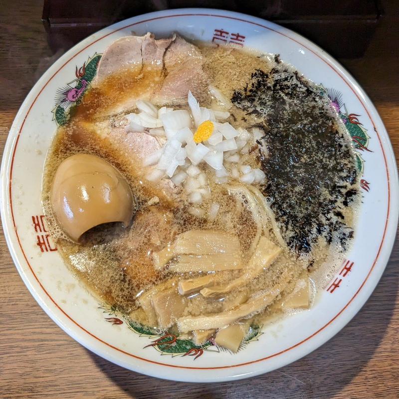 背脂煮干し(中華そば 花京 天六本店)