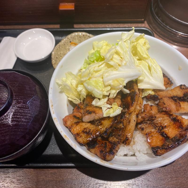 バラ肉小盛り(十勝豚丼 なまらうまいっしょ！関内店)