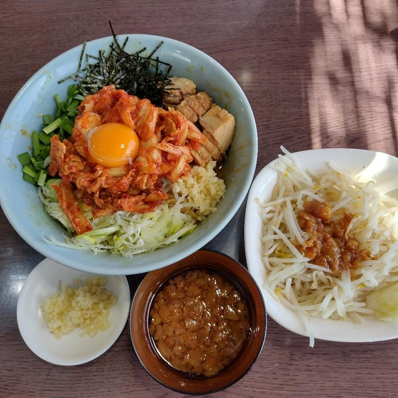 豚キムチまぜそば(らーめん　こじまる　東金店)