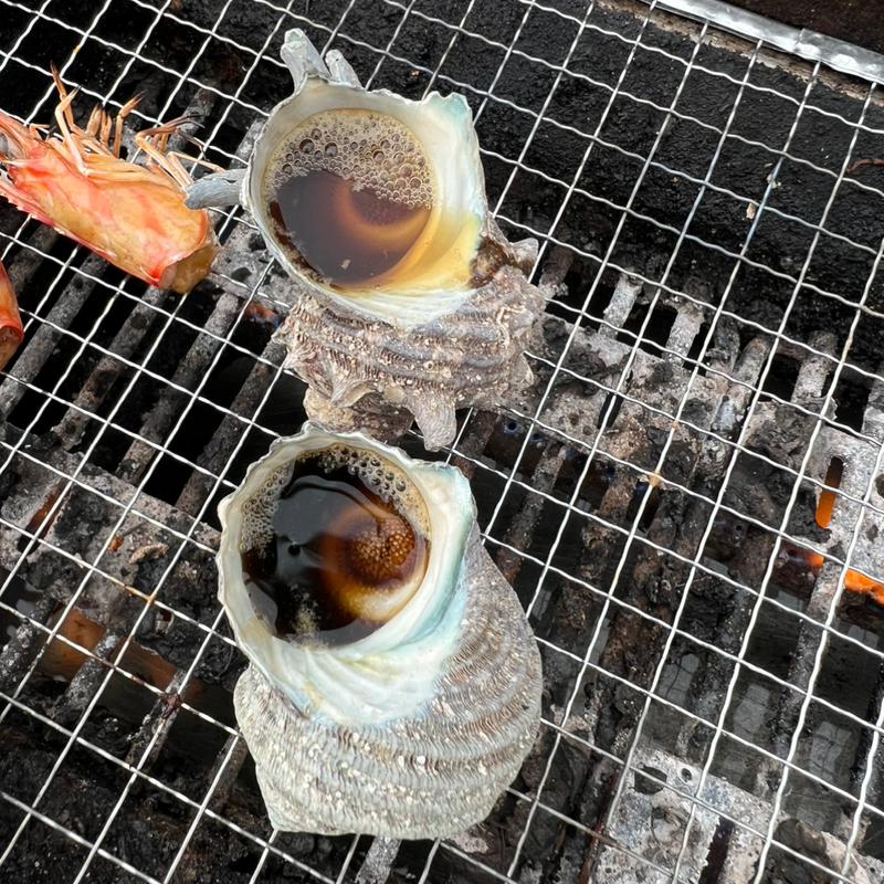 サザエのツボ焼き(とれとれ市場)