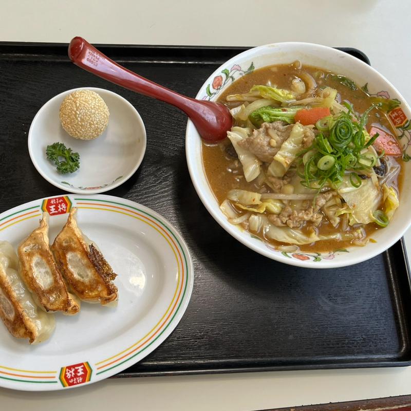野菜煮込みラーメンAセット(餃子の王将 亀山２号店 （ギョウザノオウショウ）)