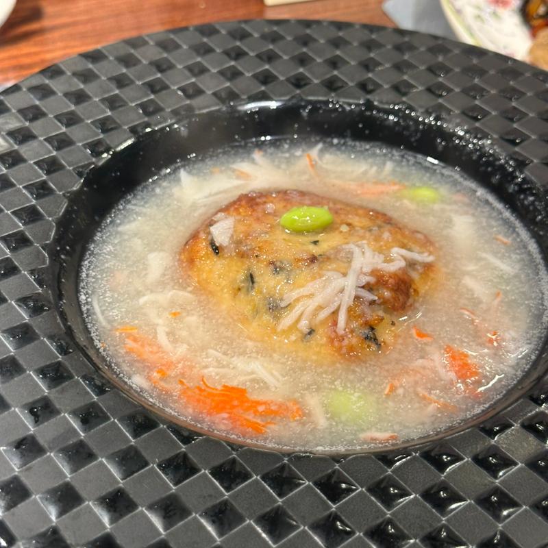 飛龍頭（ひりゅうず）の蓮根あんかけ(井のなか)