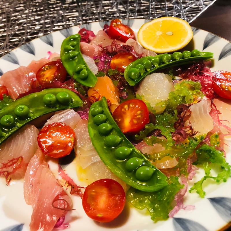 地魚のカルパッチョ(森田鮮魚店)