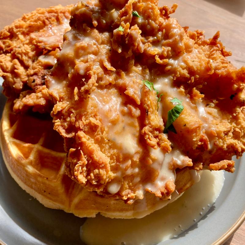 バターミルクフライドチキン&ワッフル(Sunny Side Kitchen |サニーサイドキッチン)