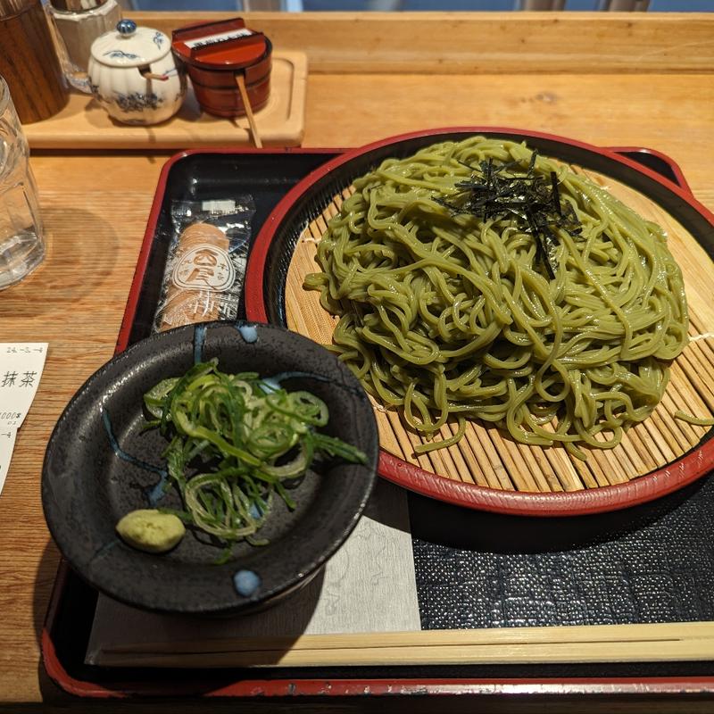 期間数量限定抹茶そば大盛り(為治郎 （ためじろう）)