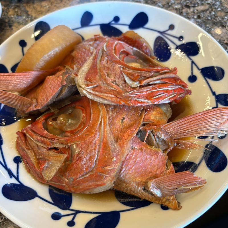 金目鯛の兜煮(廻鮮寿司かね喜 牛久店 （きせんずしかねき）)