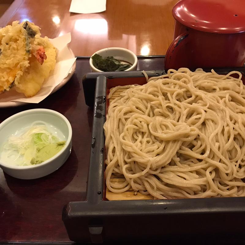天ぷらざるそば(そば亭 油や)