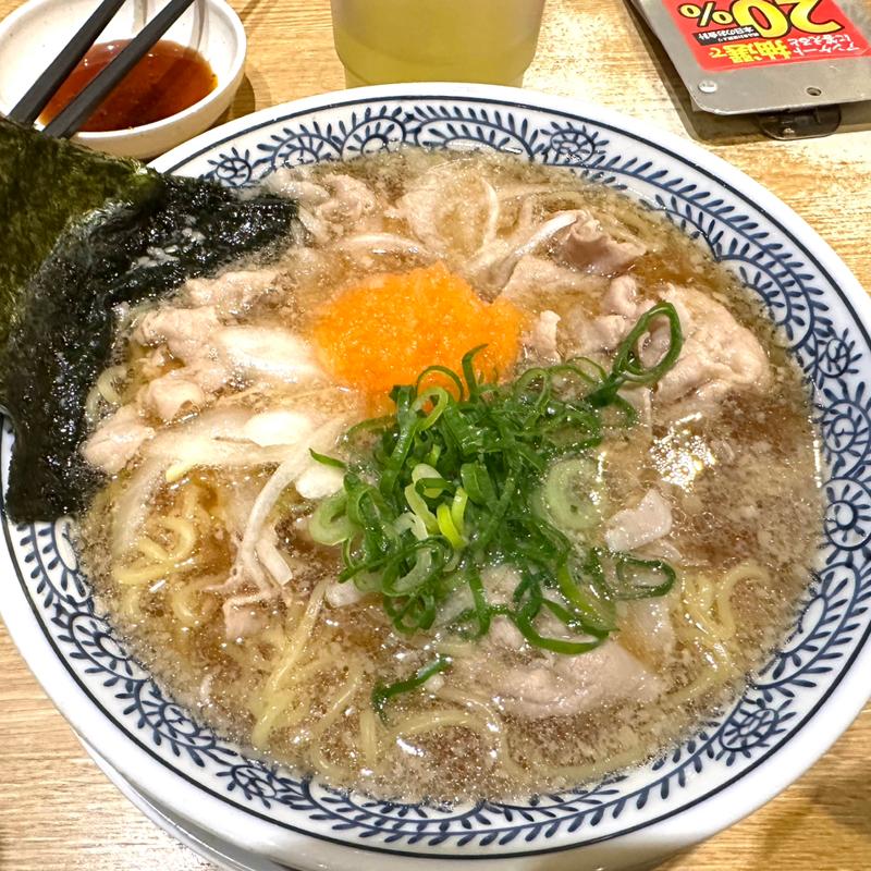 肉そば(丸源ラーメン 高石店)