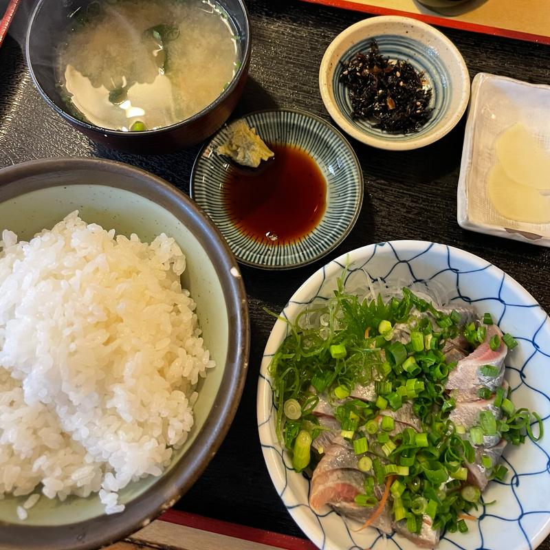 いわし刺身定食(魚玉 （うおたま）)