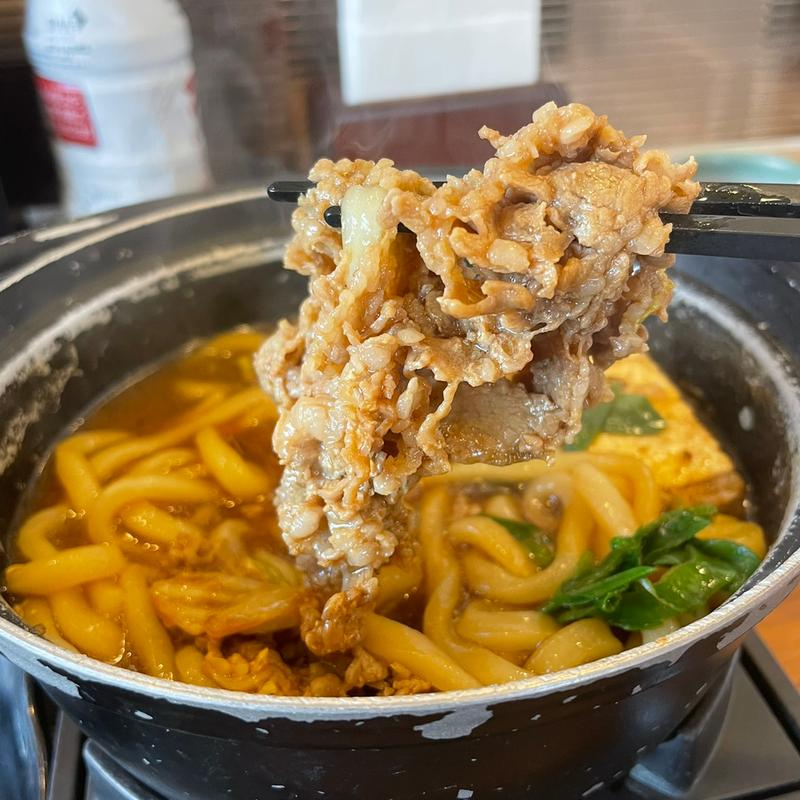 牛すき鍋定食(街かど屋 三重大前)