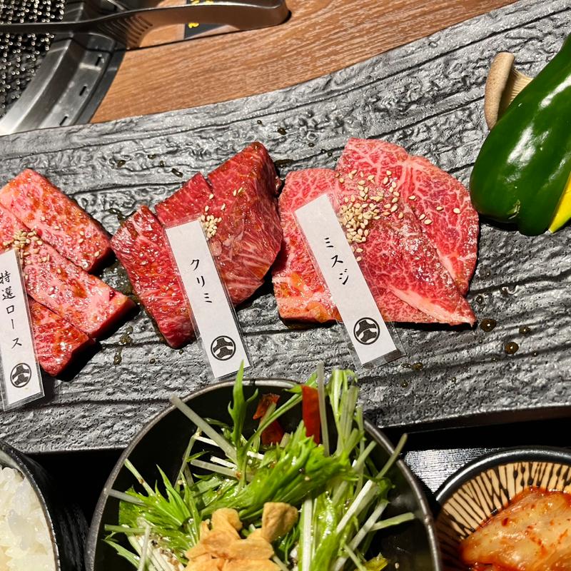 日替わりランチB（厳選タレ焼き3種盛り）(焼肉 天匠)