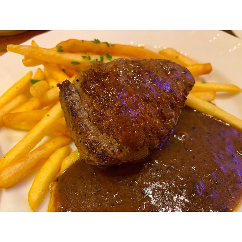 牛ランプのステーキ(赤白 ルクア大阪店 （コウハク）)