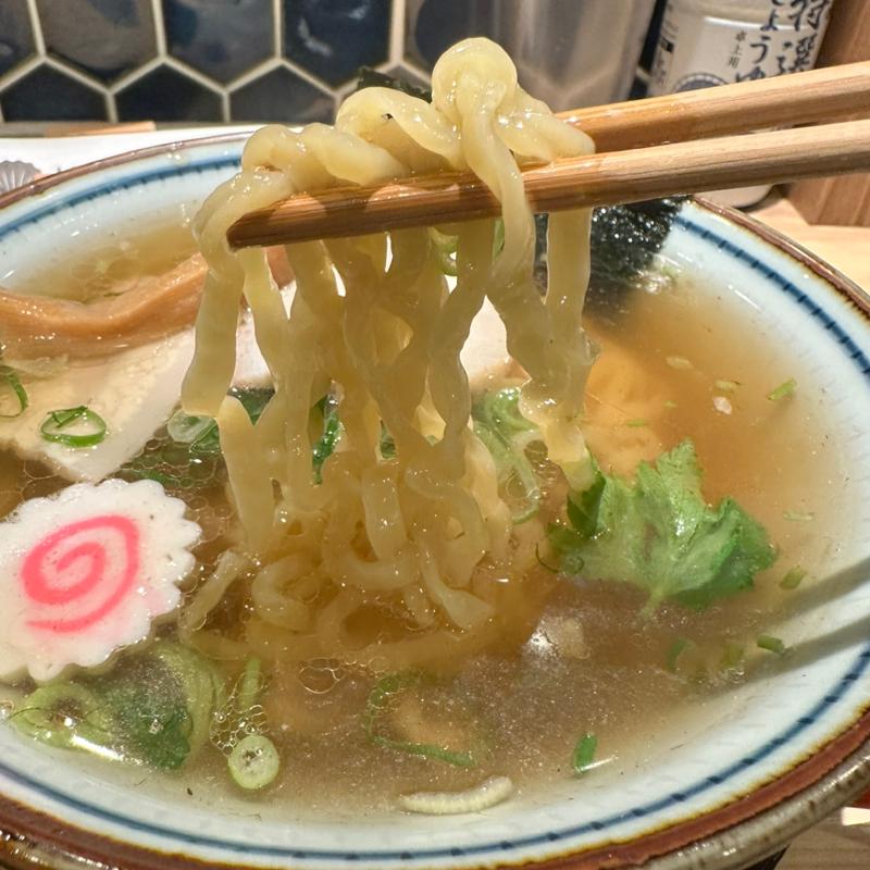 貝出汁追いかつおラーメン(貝 刺身専門店 しらはら )