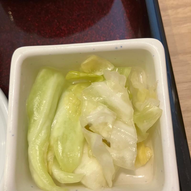 キャベツ浅漬け(和食レストランとんでん 厚別店)