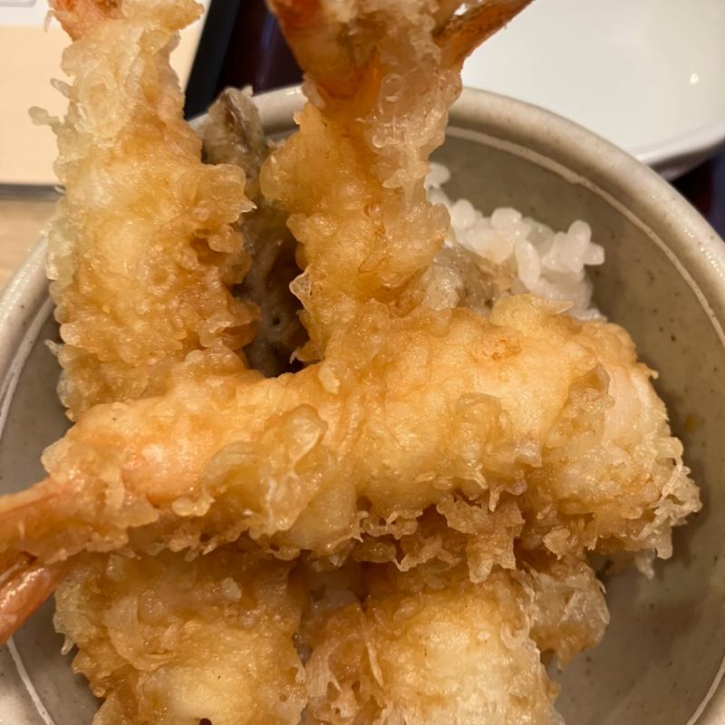 ミニエビ天丼(和食レストランとんでん 厚別店)