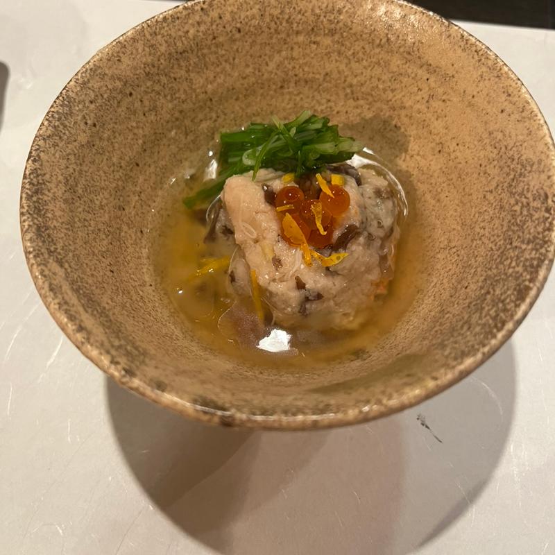 蟹蓮蒸し　コース(多満喜)