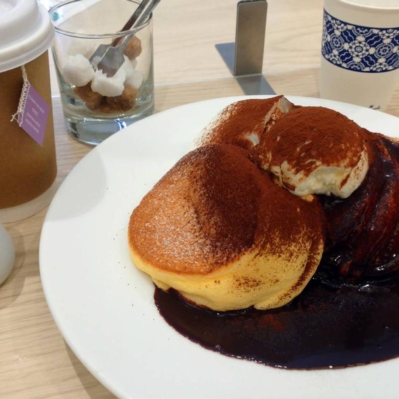 ティラミスパンケーキ(幸せのパンケーキ 船橋店)