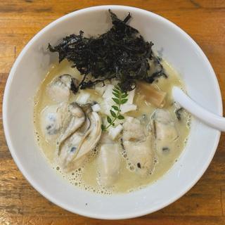 牡蠣のらーめん 牡蠣増し(極汁美麺 umami)