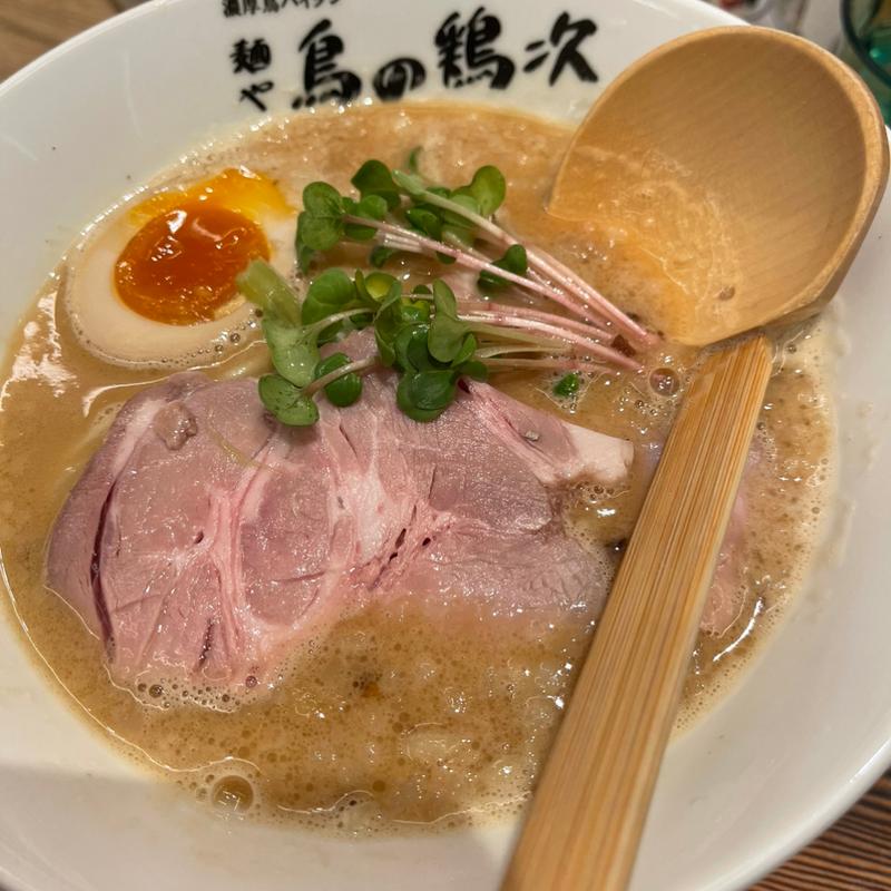 鶏次ホワイト(麺や 鳥の鶏次 NARA24号店)